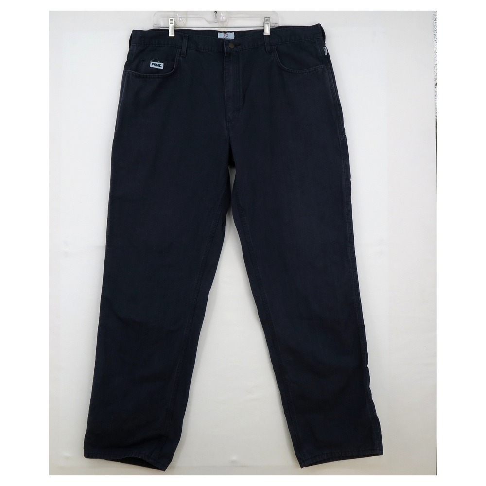 Tyndale FRMC Flame Resistant Work Pants‎ Mens 42x36 Navy Blue Made in USA